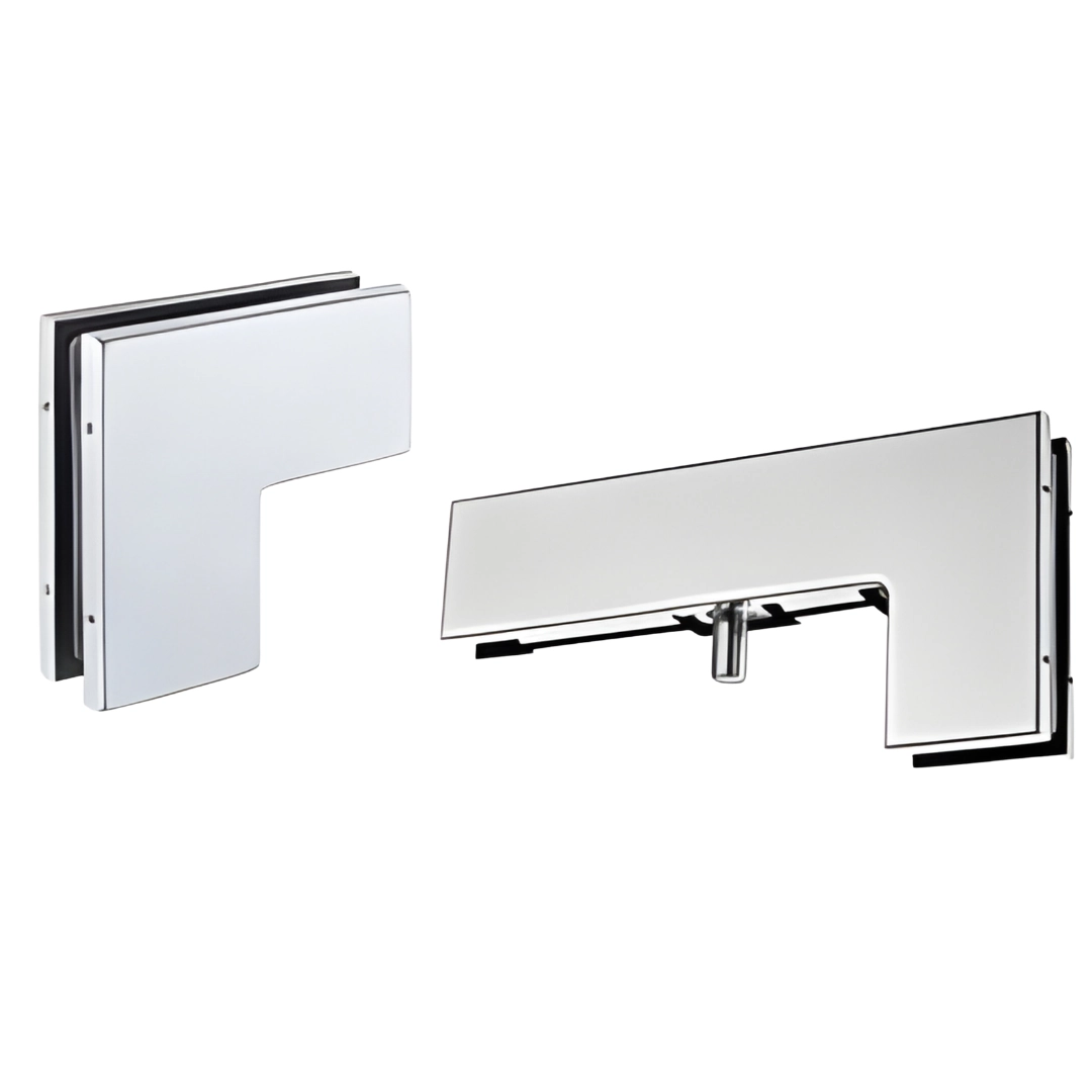AV L Patch Glass Door Fitting (Small & Big) â€“ SS304