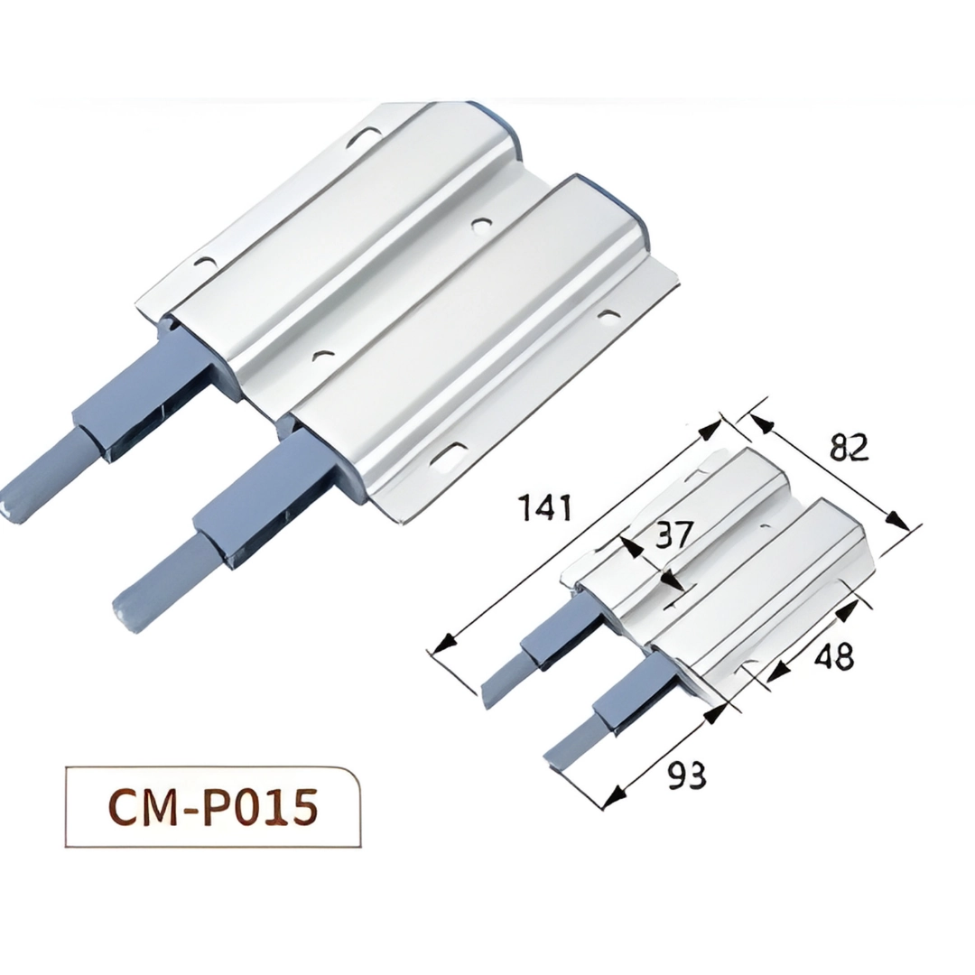Aluminium Double Push Magnet